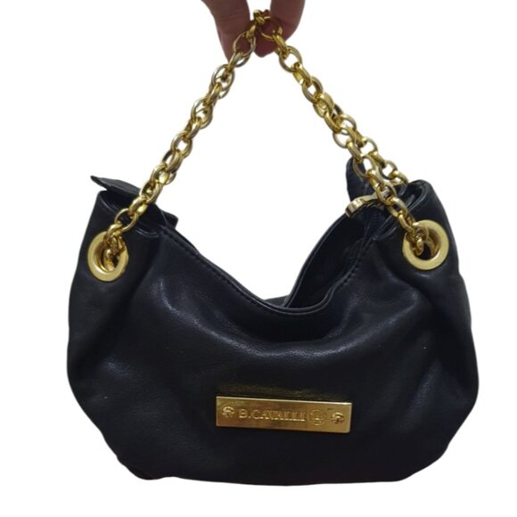 B.CAVALLI shoulder bag leather black - Picture 2 of 13